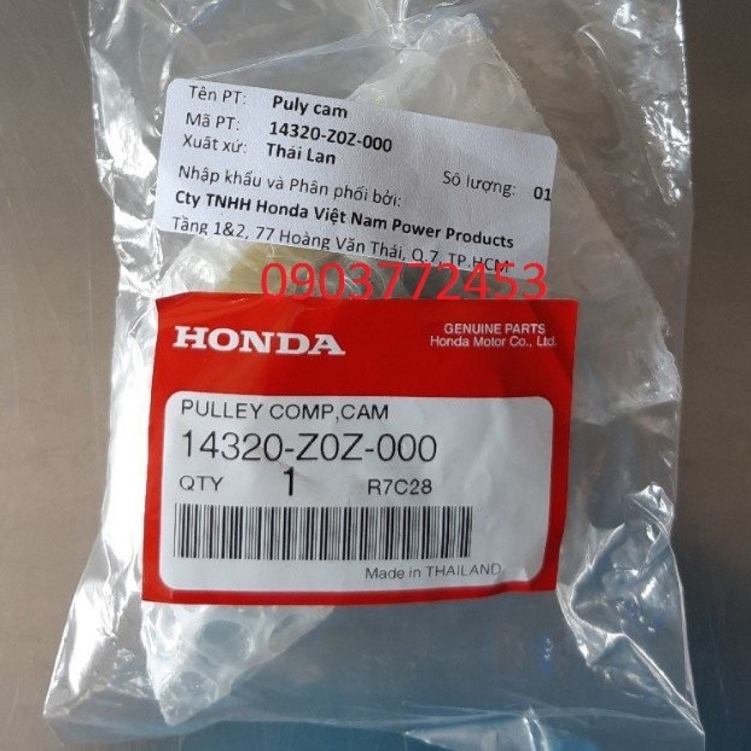 Puly cam GX25, GX35 - Phụ tùng zin Honda