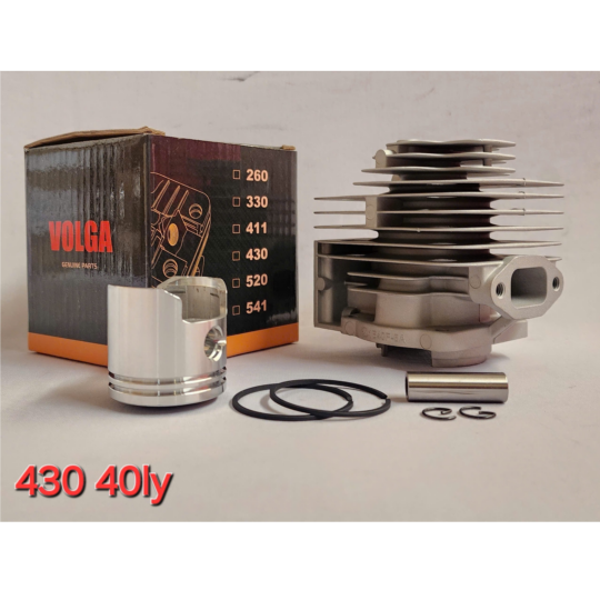 AH415 - Nòng + piston + bạc + ắc + phe 40ly (hộp Volga)