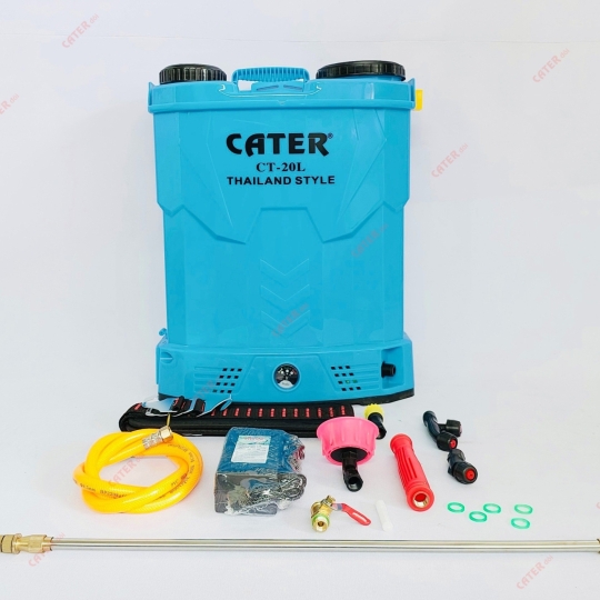 Máy phun thuốc điện bơm đôi CT-20L (CATER)