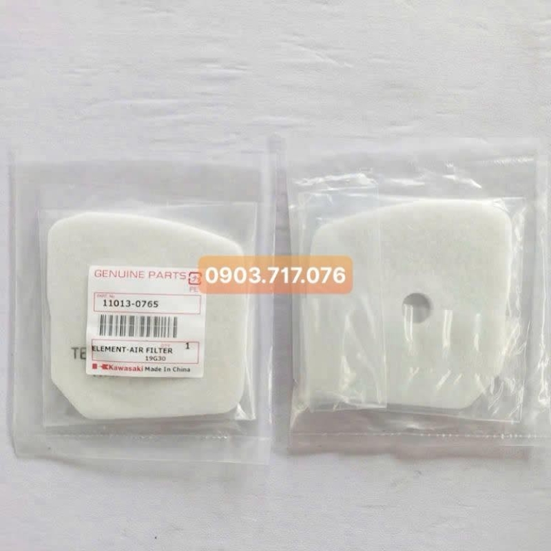 (11013-0765) - Lọc nỉ bô gió TJ53E - Kawasaki - Phụ tùng zin