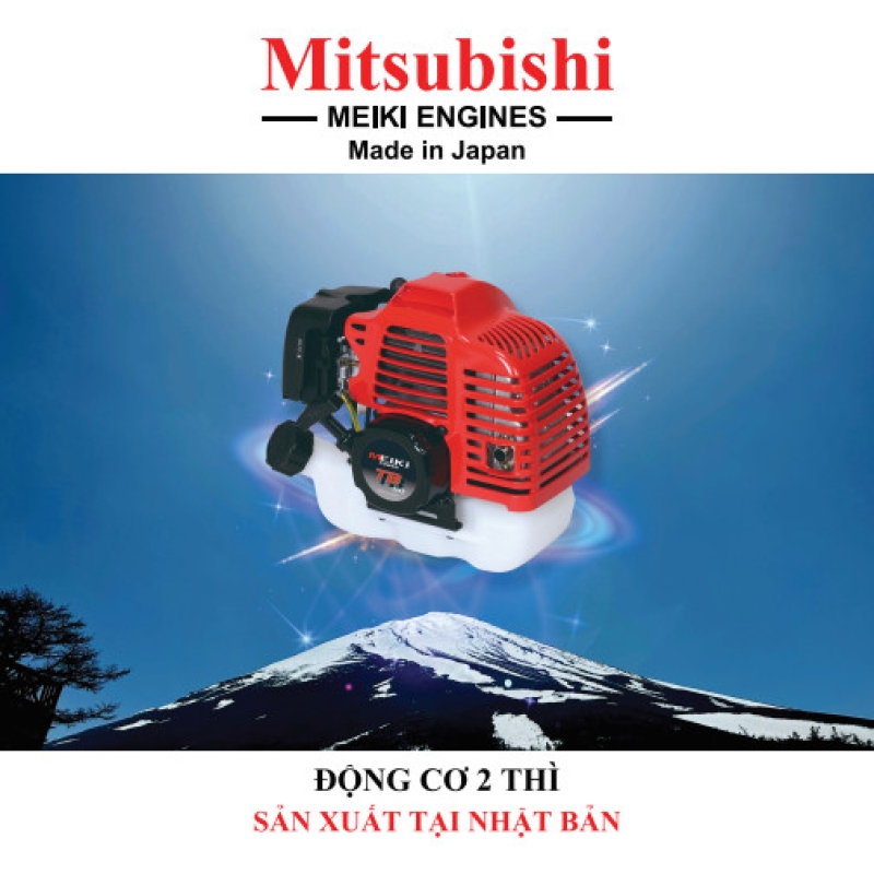 Máy cắt cỏ 2 thì Mitsubishi - MEIKI TB-50 (TROPIC)