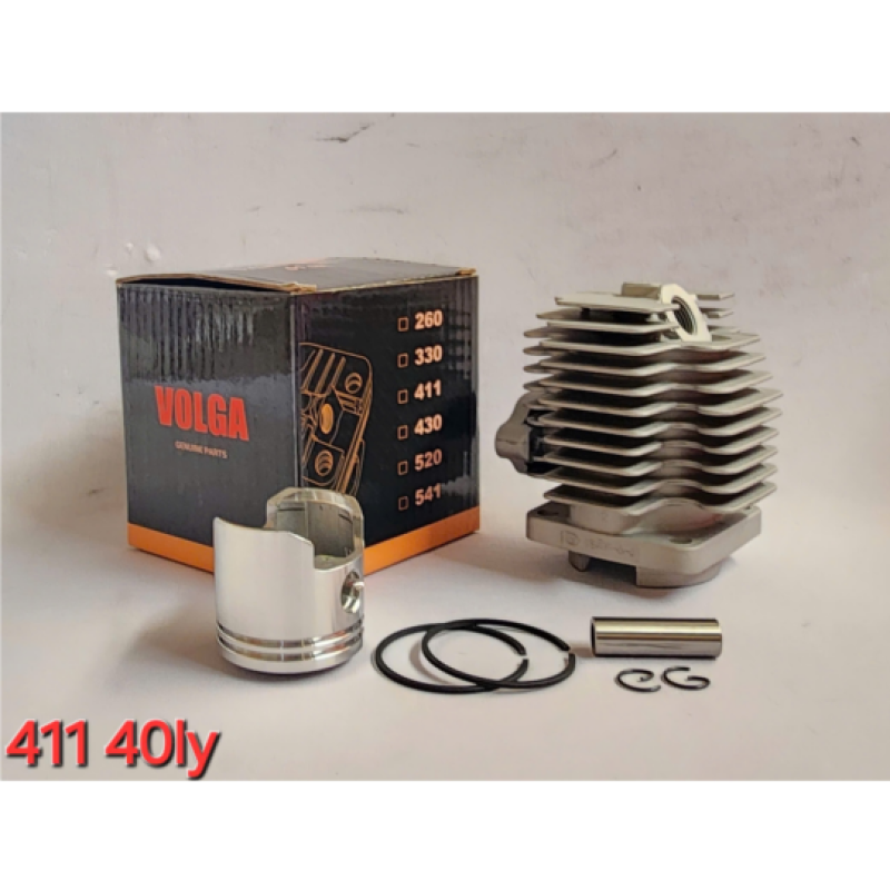 AH415 - Nòng + piston + bạc + ắc + phe 411 (hộp Volga)