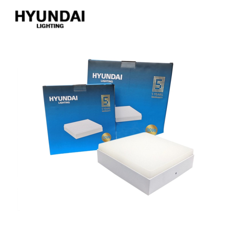 Đèn led vuông ốp trần HSSM-20/6.5K. Hiệu: HYUNDAI