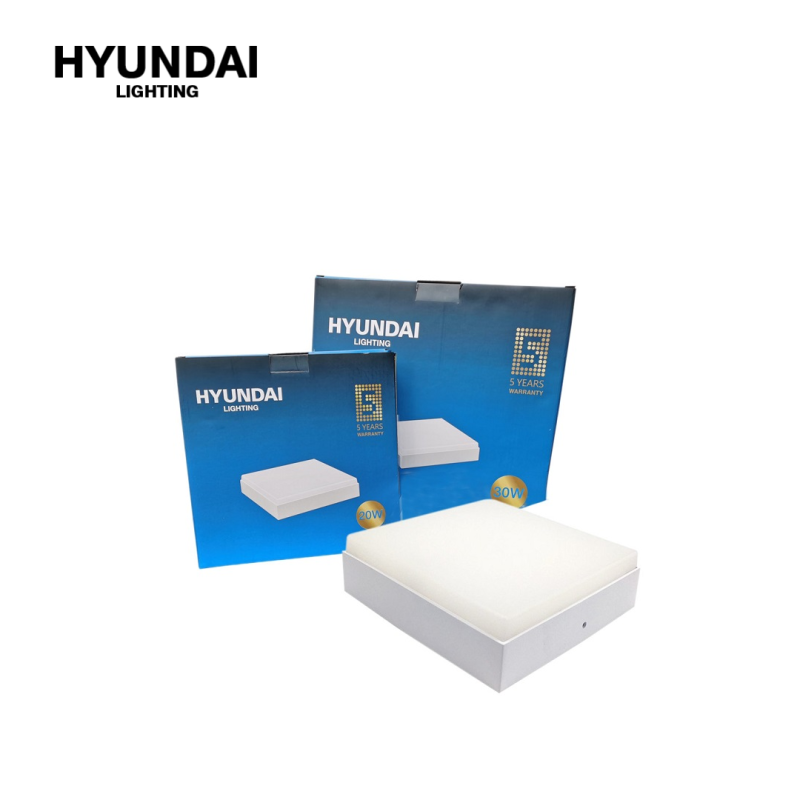 Đèn led vuông ốp trần HSSM-30/6.5K. Hiệu: HYUNDAI