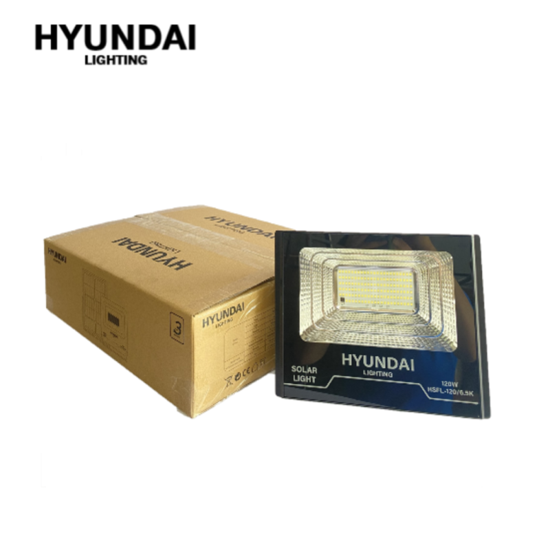 Đèn pha NLMT HSFL-120/6.5K. Hiệu: HYUNDAI